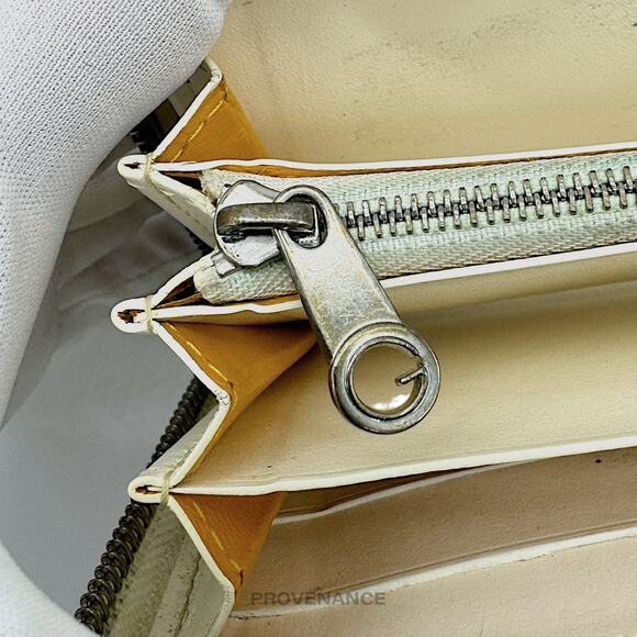 🔴 Goyard Matignon Zipped Wallet - White Goyardine - Picture 9 of 11